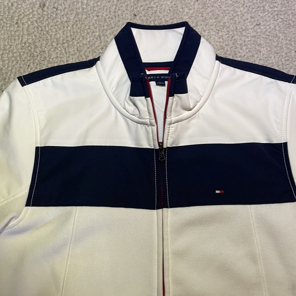 Tommy Hilfiger Mens full zip embroidered jacket - Picture 2 of 11